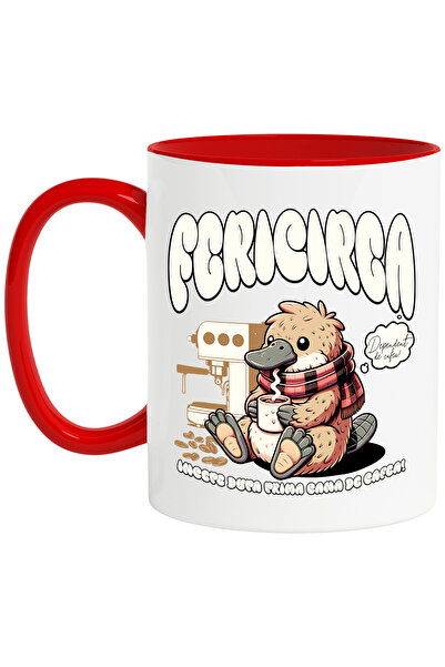 StoryGift Romania Cana Fericirea Vine Dupa Prima Cafea Dependent, 330ml, Cera...