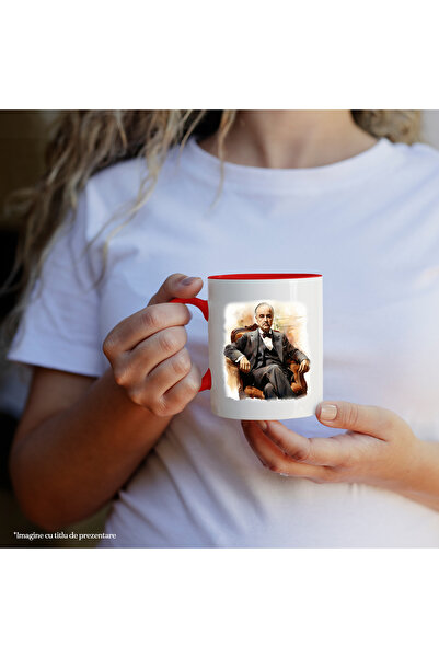 StoryGift Romania Mug With The Nose, Fictional Character, Movie, Costume, Chair, Multicolor 330 ml, Ceramic, With ,STG.