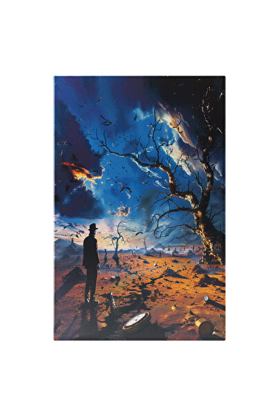 StoryGift Romania Tablou Canvas: Omul Cu Joben Și Cuțit În Mână Ugișașul Vieț...