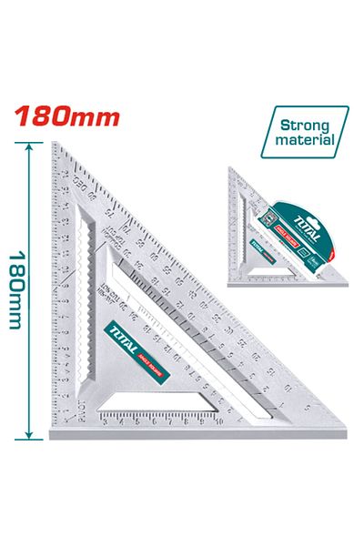 TOTAL 180mm Triangle Carpenter's Angle