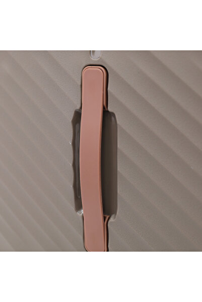 Titan Hardside PP Spinner Trolley Bags Set Of 3-KHAKI