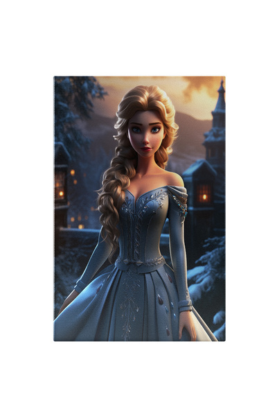 StoryGift Romania Tablou Canvas: Elsa In Aventura Frumusete, Blond, Zi, Papus...
