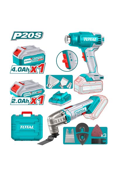 TOTAL Multi-purpose decorative rocket with 20v hair dryer
