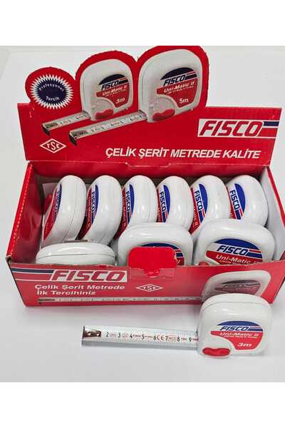 Fisco REMONT FISCO Şerit Metre - 3 metre- Uni-Matic II 16 mm
