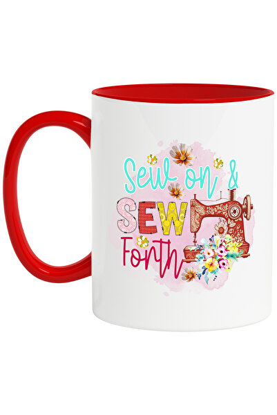 StoryGift Romania Cana Cu Mesajul "sew On & Sew Forth", Profesie, Ilustratie,...