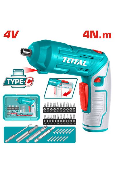 TOTAL 4v battery operated screwdriver 24pcs/set