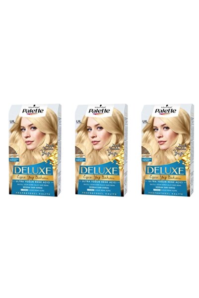 Palette Deluxe Uıl Tube Yoğun Renk Açıcı 3 Paket