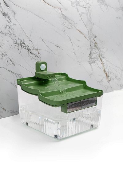 GOBYPET Silent Cat Water Dispenser with Motion Sensor, Cat Water Dispenser with Sensor, Cat and Dog Water Dispenser