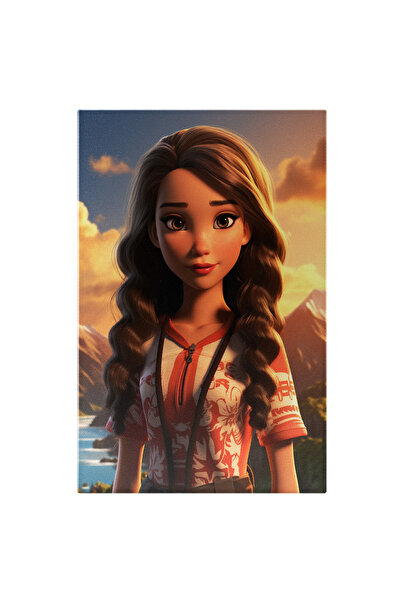 StoryGift Romania Tablou Canvas: Fata Frumoasa In Calatorie Barbie, Frumusete...