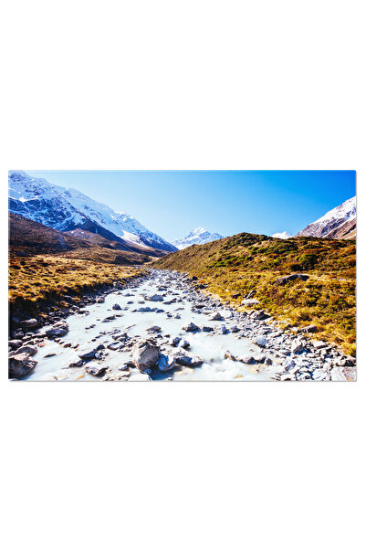 StoryGift Romania Tablou Canvas Traseul Valea Hooker La Muntele Cook In Noua ...