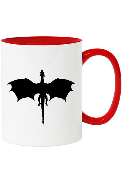 StoryGift Romania Cana Cu Un Dragon Care Zboara In Inaltul Cerului Cu Maner R...