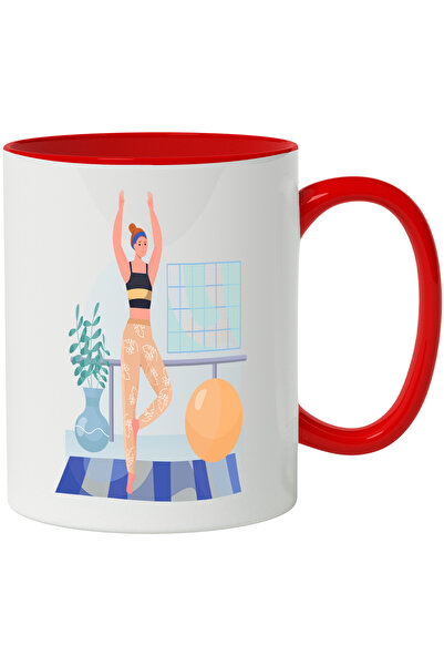 StoryGift Romania Cana Cu Yoga, Fitness, Minge, Saltea, Sport, Multicolor 330...