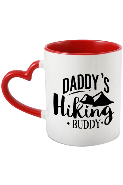 StoryGift Romania Cana Cu Munti Pentru Fiul Care Se Duce In Drumetii Cu Tatal Sau Cu Maner Inima R, Cu ,stg