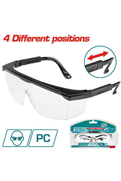 TOTAL نظارة حماية سحب شفاف