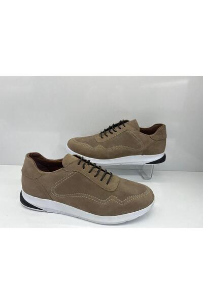 Tardelli 4384 Kum Hakiki Nubuk Deri Ortopedik Taban Erkek Ayakkabı