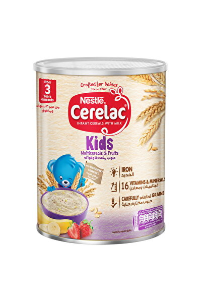 Cerelac Nestle Cerelac Kids Multicereal & Fruits From 3 Years Onwards 400 g