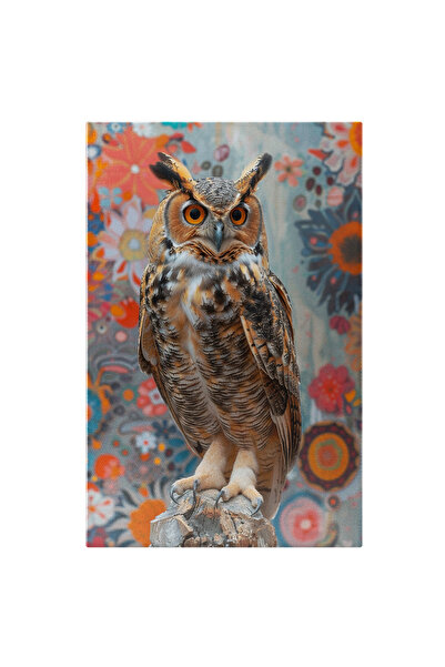 StoryGift Romania Tablou Canvas: O Bufniță Mică În Contemplare Într-o Lume A ...