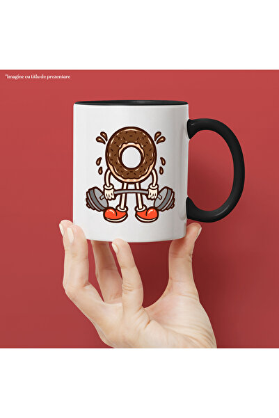 StoryGift Romania Cana Cu Gogoasa, Greutati, Sala, Sport, Gym, Mancare, Multi...