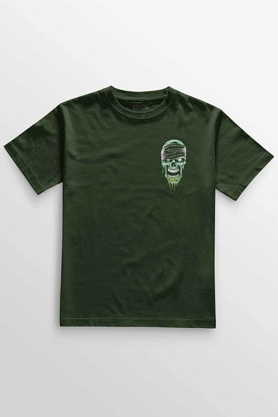 Kretas Χακί μπλουζάκι Zombie Halloween Skull Darkness Vampire με στάμπα Unisex T-shirt