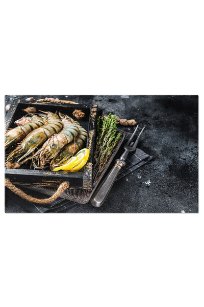 StoryGift Romania Tablou Canvas - Langoustine Exotic: Delicii Marine Proaspet...