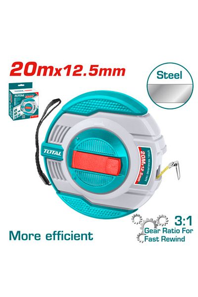 TOTAL 20mx12.5mm round iron meter