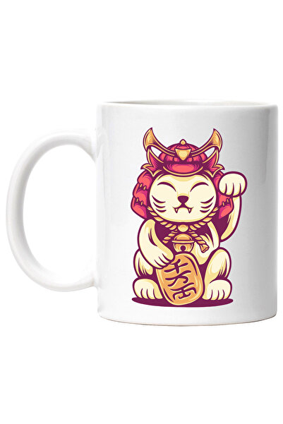 StoryGift Romania Cana Cu Pisica, Clopot, Tableta, Casca, Samurai, Asiatic, M...