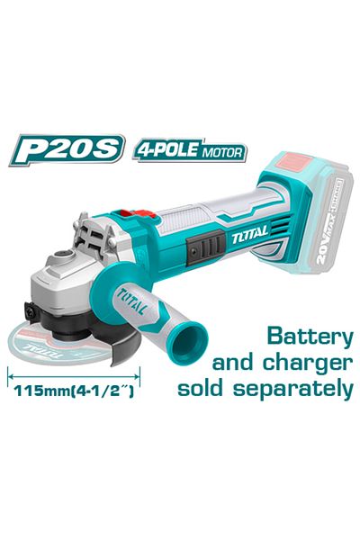 TOTAL 20v 4-1/2" Battery Rocket without Battery and Charger
