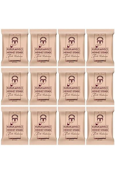 Mehmet Efendi Kurukahveci Turkish Coffee 12 X 100 Gr