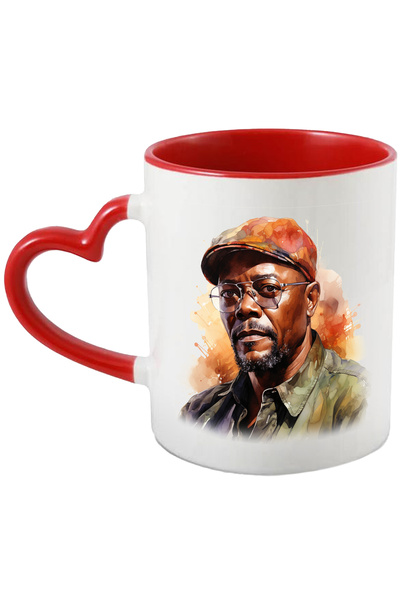 StoryGift Romania Cana Cu Samuel L. Jackson, Actor Faimos, Filme Cu Supereroi, Multicolor 330 ml, , Cu ,STG