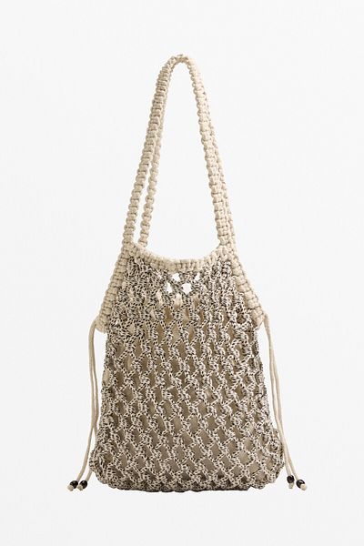 Oysho Knotted slouch bag