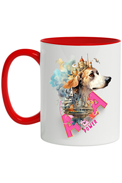 StoryGift Romania Cana Cu Mesaj Arta Power, Catel, Nori, Oras, Cladiri, Multi...