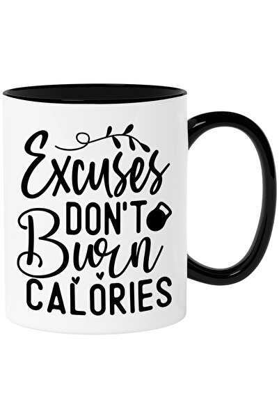 StoryGift Romania Cana Cu Mesajul "scuzele Nu Ard Caloriile" - Grasime Sport ...