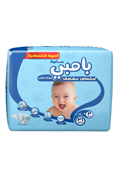 Bambi Baby Diaper Value Pack Size 3 Medium 6-11 kg 36 pcs Ultra-Dry Comfort with Leak Protection System