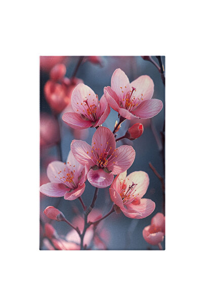 StoryGift Romania Tablou Canvas: Floricele Roz Ce Așteaptă Să Fie Vizitate De...