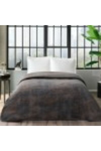 Taç Cotton and mixed fiber blanket 200x220cm, TAC, Herme gray