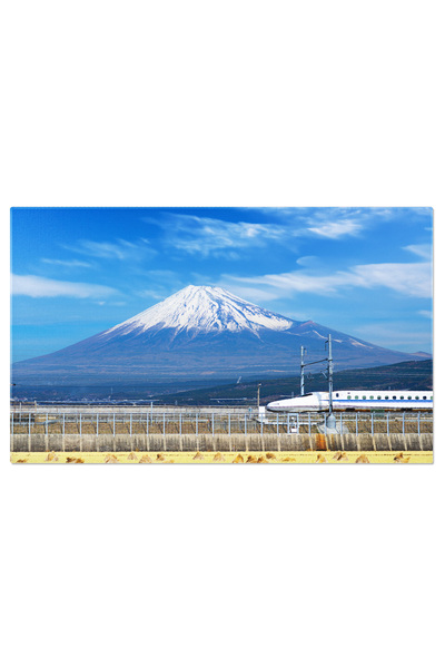 StoryGift Romania Tablou Canvas - Trenuri Rapide Si Muntele Fuji: Tourism, Bu...