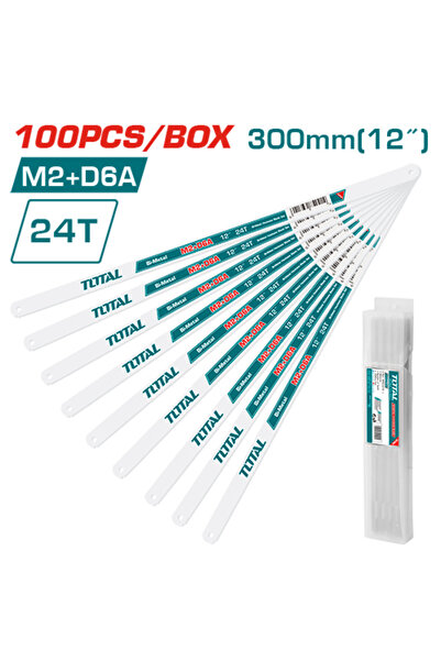 TOTAL غيار منشار حديد 12" 100pcs/set