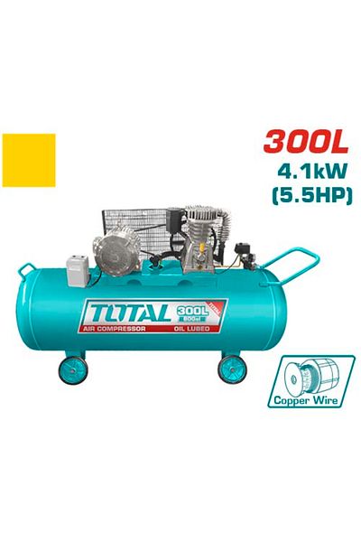 TOTAL 300L 5.5hp air compressor