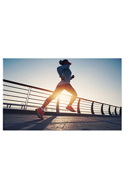StoryGift Romania Tablou Canvas Cu Atlet In Miscare - Energia Activa A Exerci...