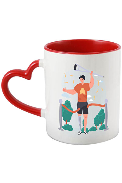 StoryGift Romania Cana Cu Cursa, Carja, Proteza, Dizabilitati, Castigator, Multicolor 330 Ml, Cera, Cu ,stg