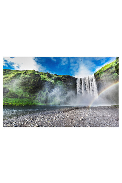 StoryGift Romania Tablou Canvas - Cascada Skogafoss Din Islanda: Spectacolul ...