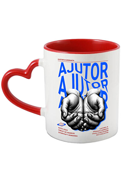 StoryGift Romania Cana Ajutor Si Speranta - Cere Si Ti Se Va Da, 330ml, Ceram...