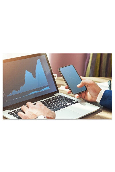 StoryGift Romania Tablou Canvas: Lucrul La Birou - Lumea Digitala Si Comunicare