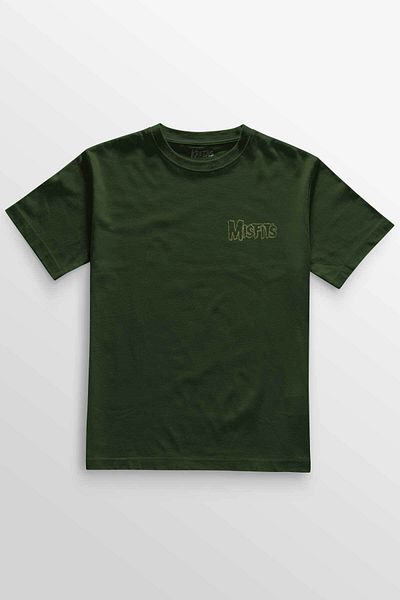 Kretas Μπλουζάκι Unisex Χακί The Misfits Legacy Of Brutality Πανκ Ροκ Μουσική Μίνιμαλ μπλουζάκι με στάμπα μπροστά