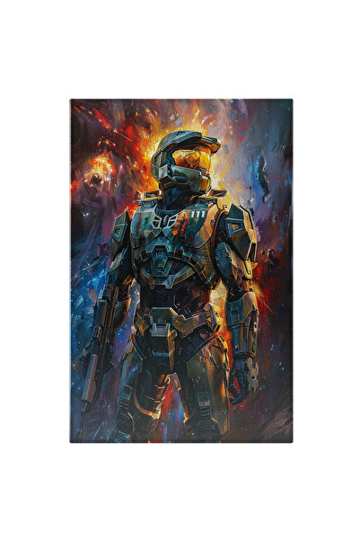 StoryGift Romania Tablou Canvas: Personaj Halo Master Chief In Echipament De ...