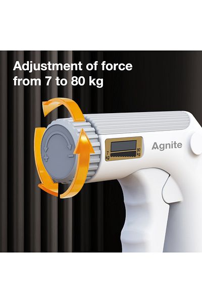 Deli Agnite Er025 Adjustable Hand Grip Strengthener – 7-80kg Resistance, Mechanical Counter.