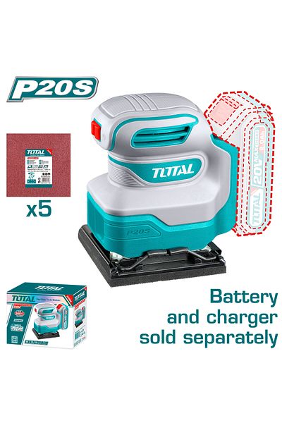 TOTAL 20v battery charger without battery and charger