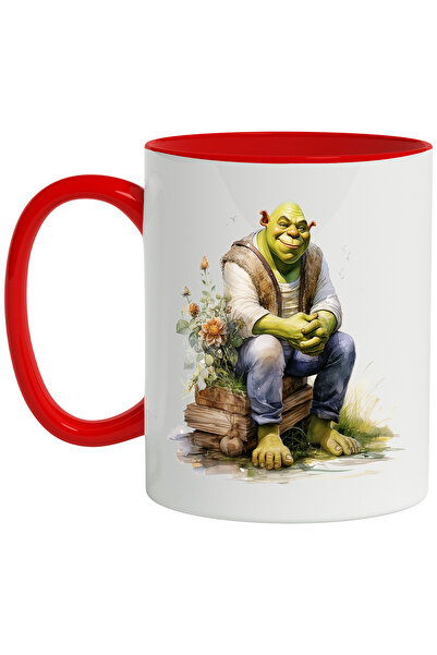 StoryGift Romania Cana Cu Shrek, Flori, Haine, Capcaun, Lemne, Frunze, Multic...