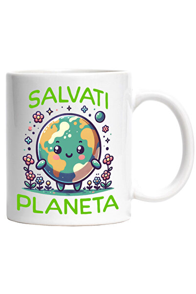 StoryGift Romania Cana Salvati Planeta Pamanat Fericit Poluare, 330ml, Cerami...