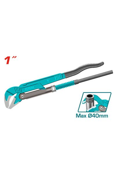 TOTAL 1" Slant Head Pipe Wrench